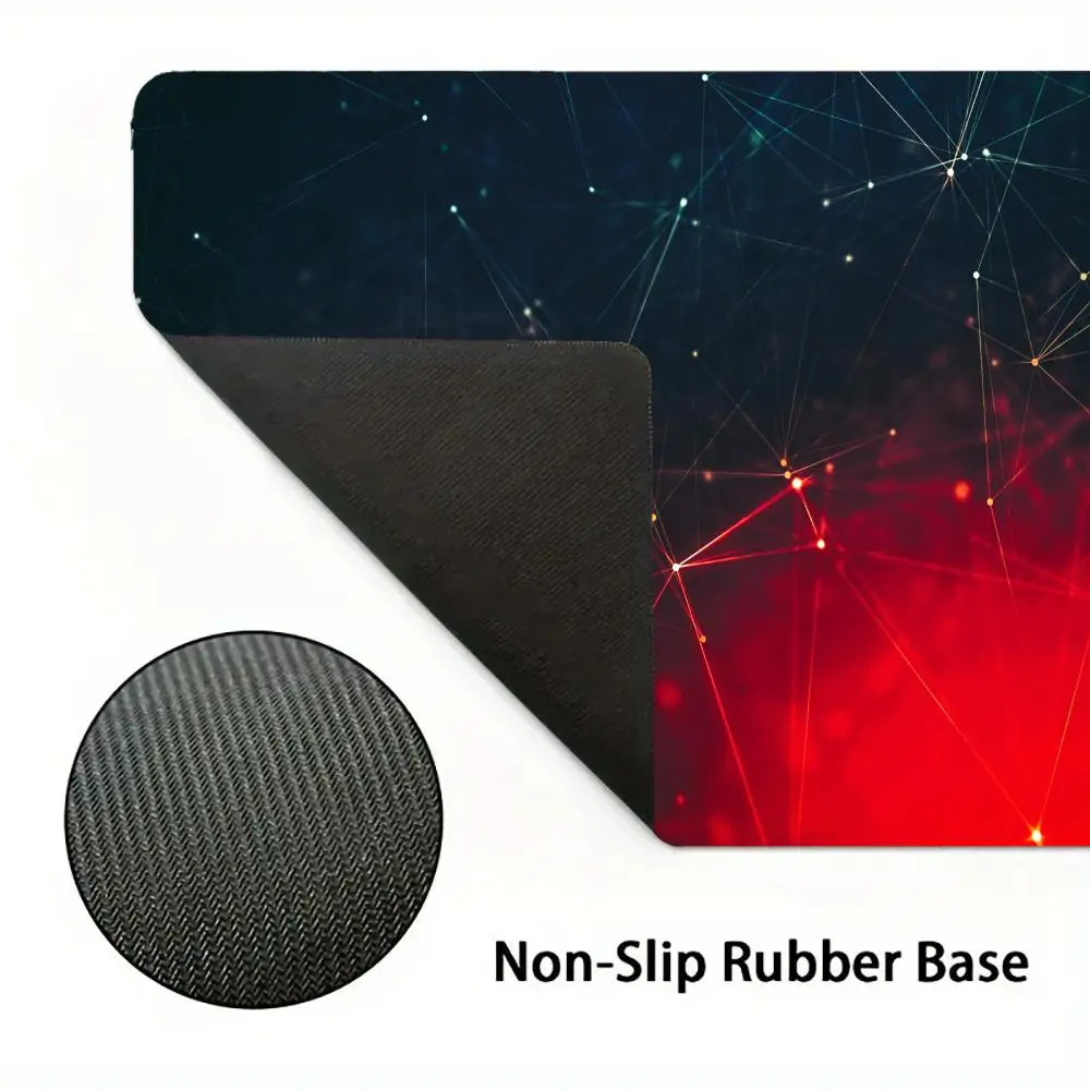 Red line network playmat Mouse Pad Large MousePad XXL Gaming mini PC tablet Rubber Lock Desk Mat Computer Gamers work office