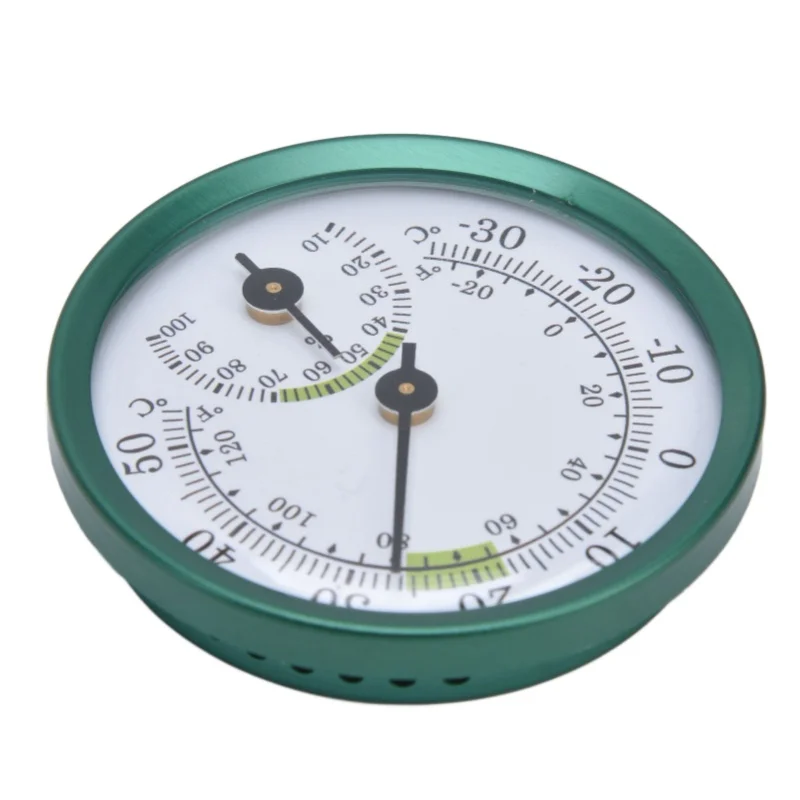 Temperature Humidity Meter Mini Wall Hanging Thin Transparent Dial Large Screen Temperature Humidity Tester