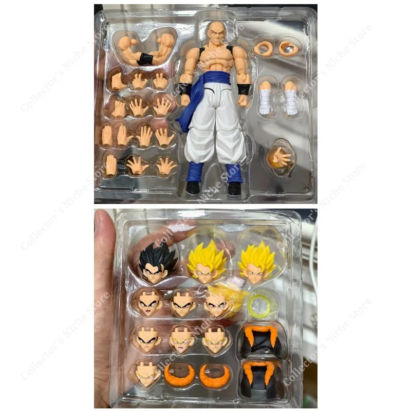 Em estoque Tonsenarttoys Kamione Dragon Ball Z SHF Super Saiyan SSJ SSJ2 Gogeta Son Goku Trunks Anime Figuras de ação Brinquedos Modelos