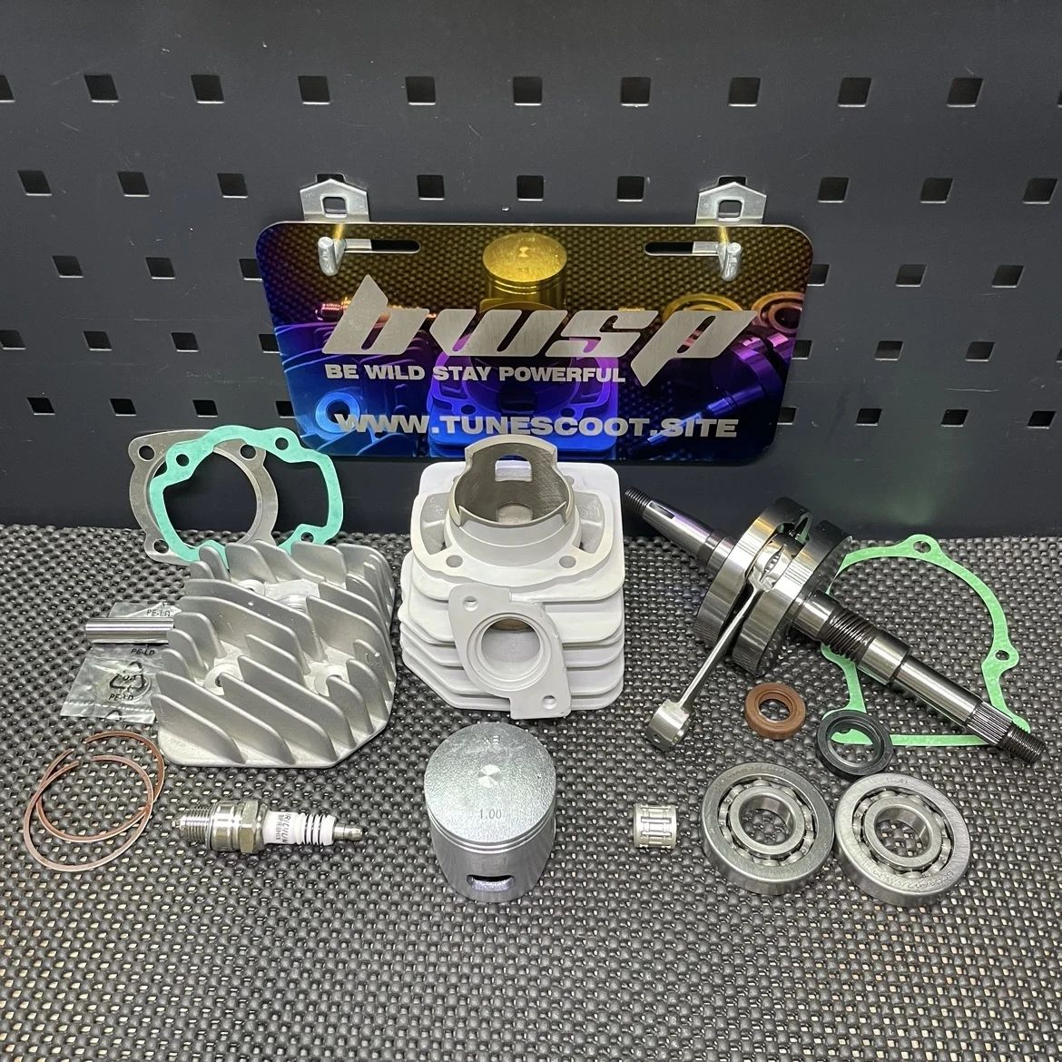 Big Bore Kit 90cc Dio50 With Air Cooling Ceramic Cylinder 49mm Crankshaft 49mm Head Bwsp Set