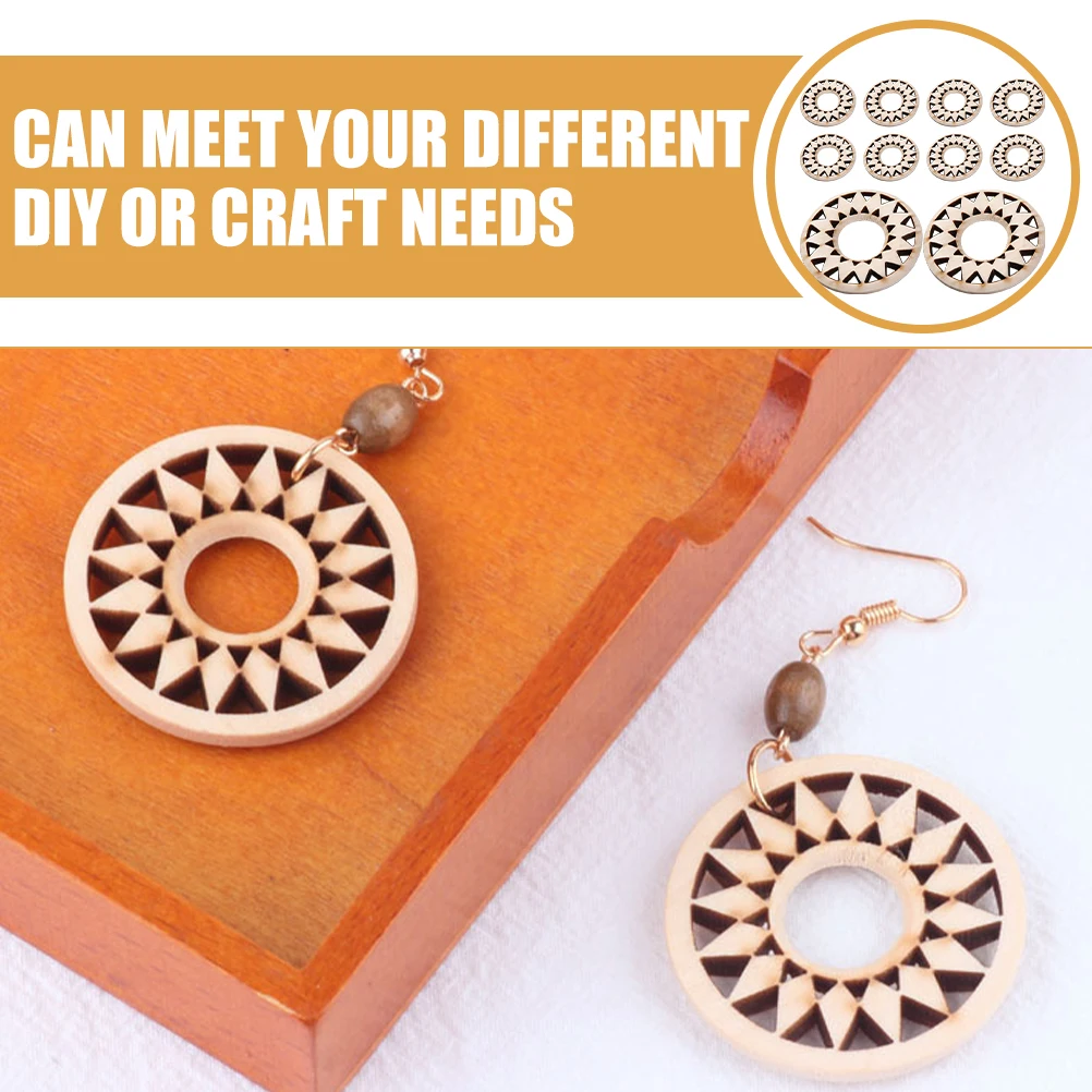 

10 шт. деревянные вырезы подсолнечника, незавершенные принадлежности для рукоделия из дерева, сделай сам, живопись, деревянные формы, пустые кусочки, незавершенные поделки из дерева