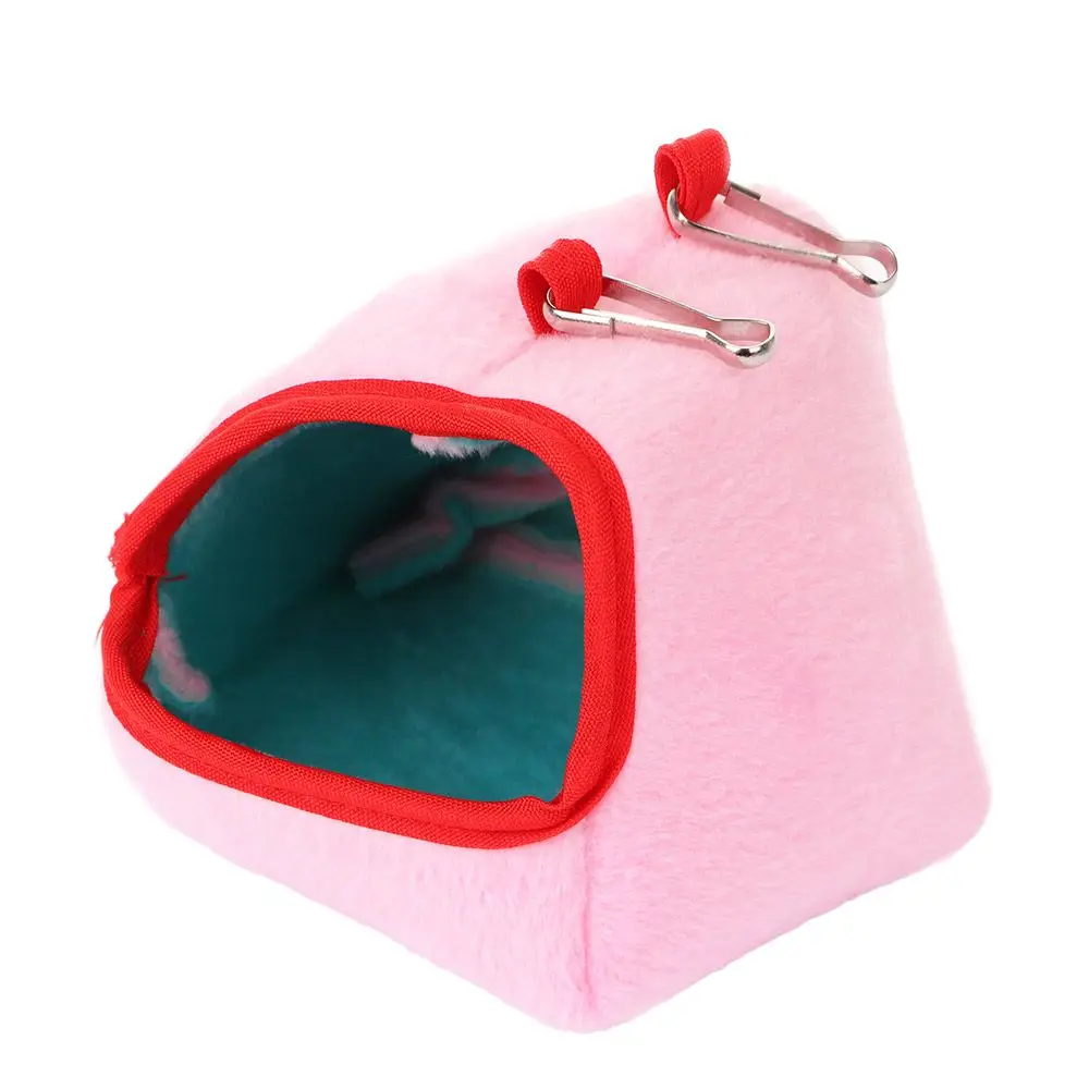 Cute Tunnel Hammock Bird Sleeping Bed Hamster Toys Cage Warm Hammock Cage Pet Bed Sleeping Nest Hamster Hanging House