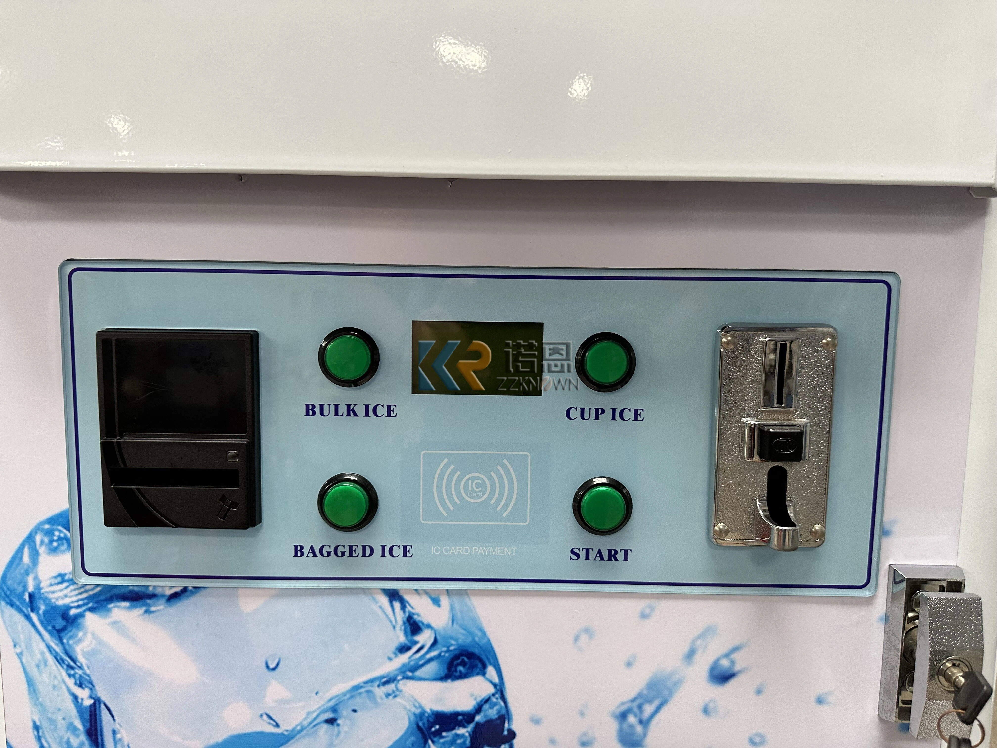 Customized Hot Sale Selling Ice Cube Machine 160 320 450 kg/day Capacity Outdoor Indoor IC Coins Banknotes Credit Cards Support