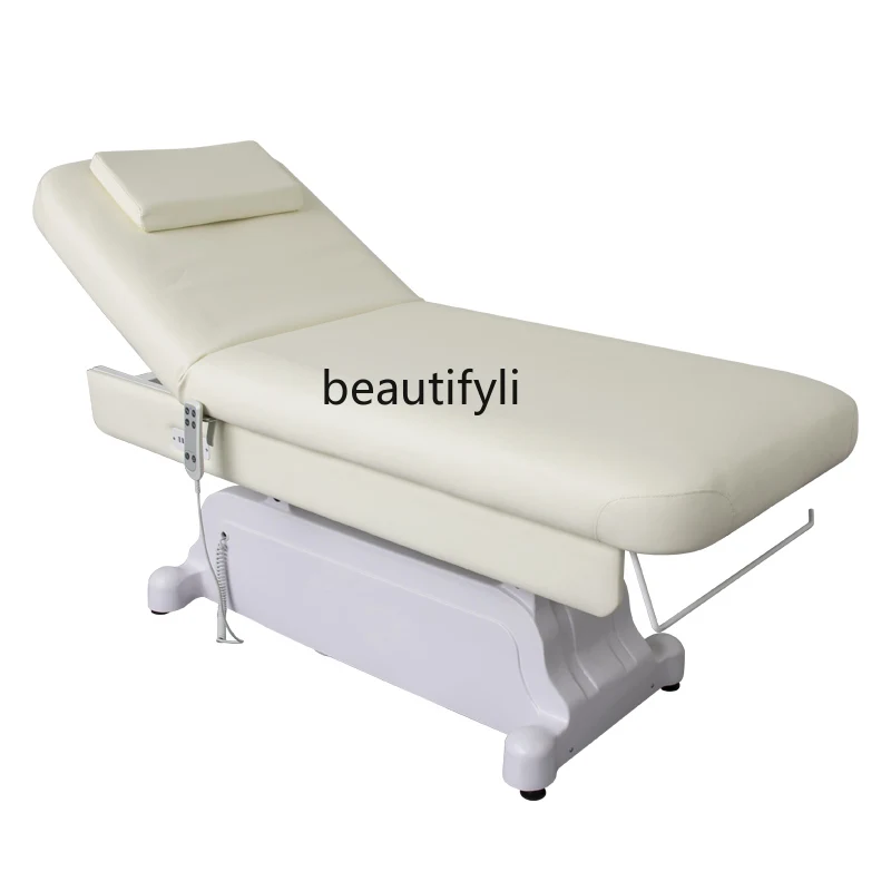 Electric Smart Facial Bed Beauty Salon Special Lifting Heating Tattoo Bed Massage Folding Bed