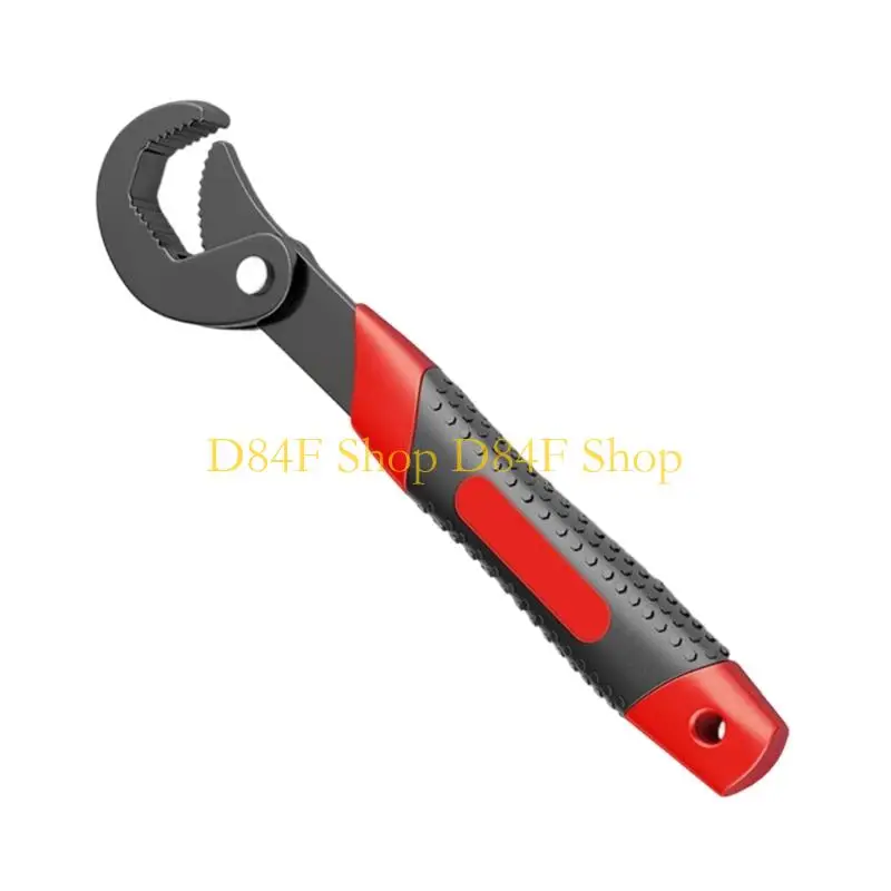 D84F Adjustable Open End Wrench Multifunctional Pipe Clamp Adjustable Wrench Suitable for Home Bathroom Maintenance
