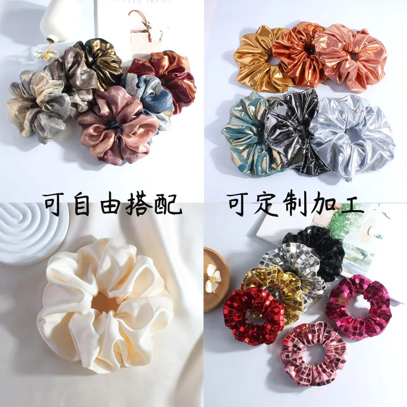 

Новая ретро повязка для волос для толстой кишки, высокая эластичность, корейская женская резинка на голову, высококачественная веревка для волос, оптовая продажа