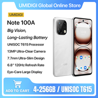 UMIDIGI Note 100A Smartphone Android 14 ,6.8 Inch, 8GB(4+4GB Extended)RAM 256GB ROM,UNISOC T615,120Hz HD+,5000mAh IP53 Cellphone