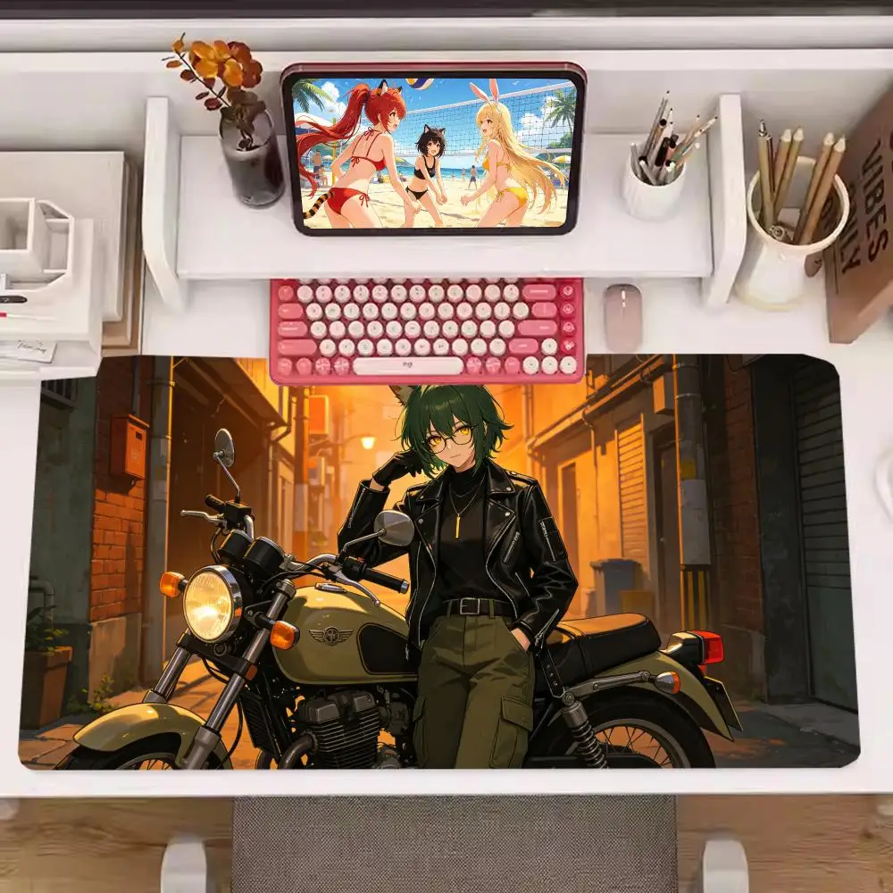 Esports Gaming Mouse Pad Pirate Wizard Golden Cannon Design Natural Rubber Non-Slip Large Size For Laptop Desktop Bedroom