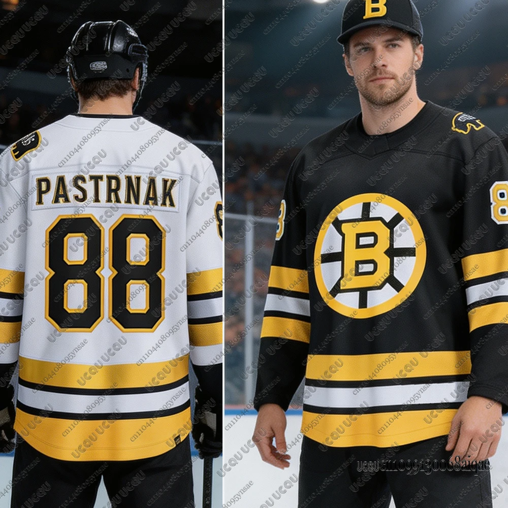 Autumn Winter New Ice Hockey Jerseys For Men Boston Bruins Hockey Jerseys Casual Sports Long Sleeve T-shirts Women Man Jerseys