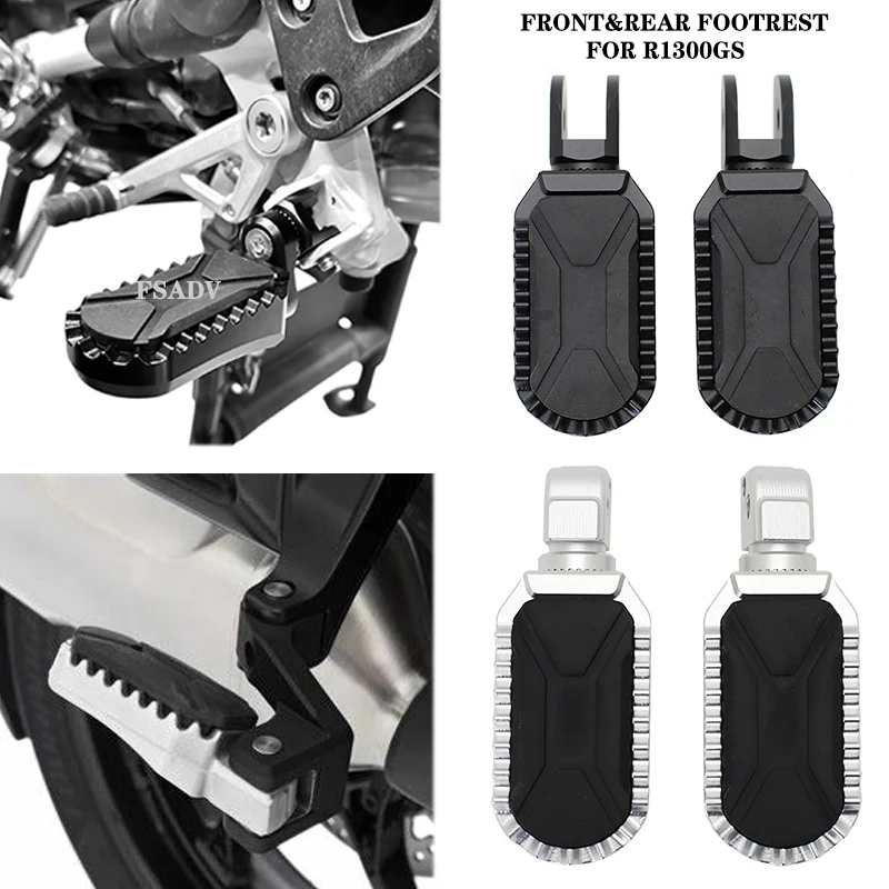 For BMW R1300GS R1300 GS ADV 2024-2025 Motorcycle Adjustable Foot Rests Footpeg  Passenger Footrest Driver Rider Foot Pegs