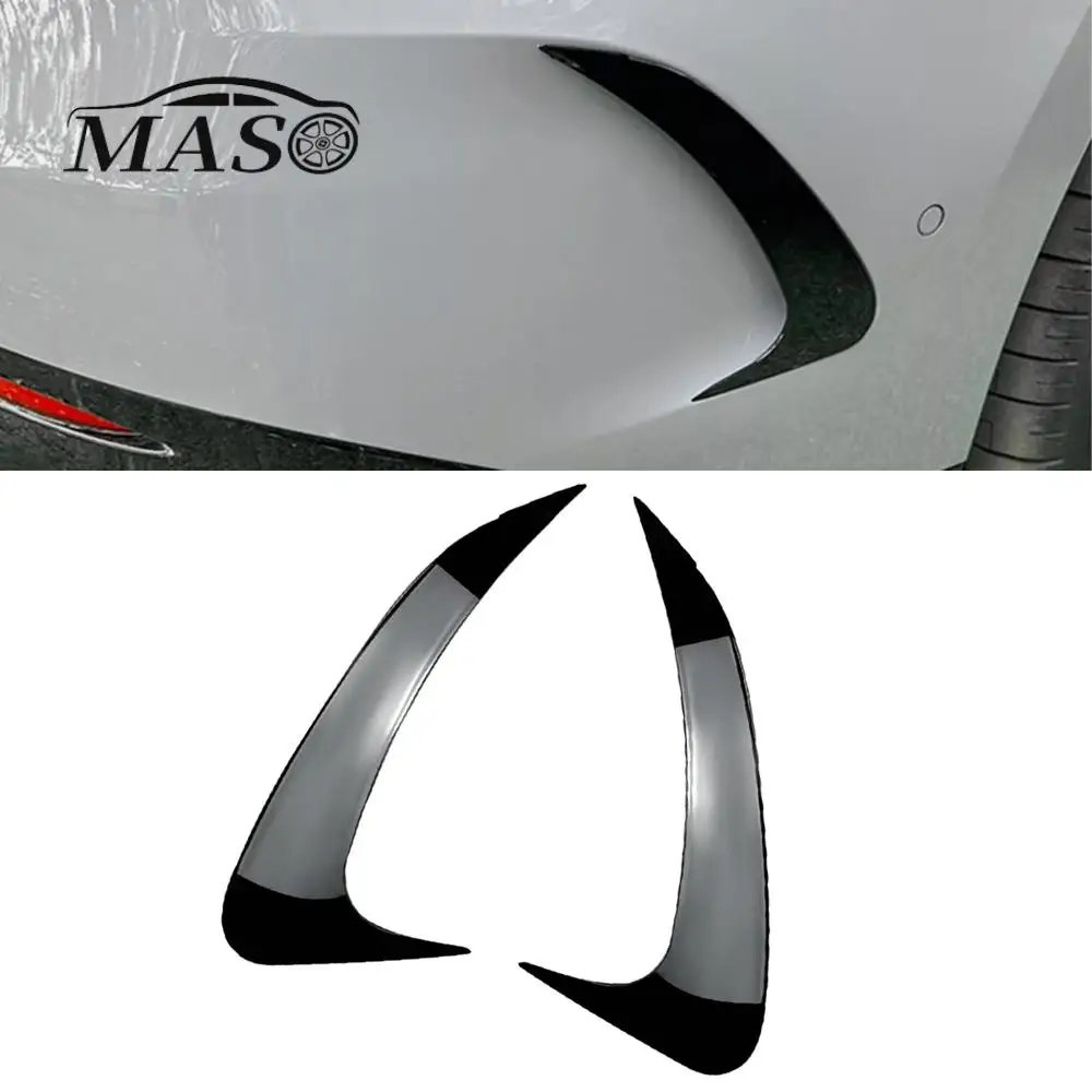 

For Mercedes Benz EQE Class V295 EQE350 EQE500 53 AMG 2023 2024 2025 Rear Bumper Lip Splitter Spoiler Air Vent Cover