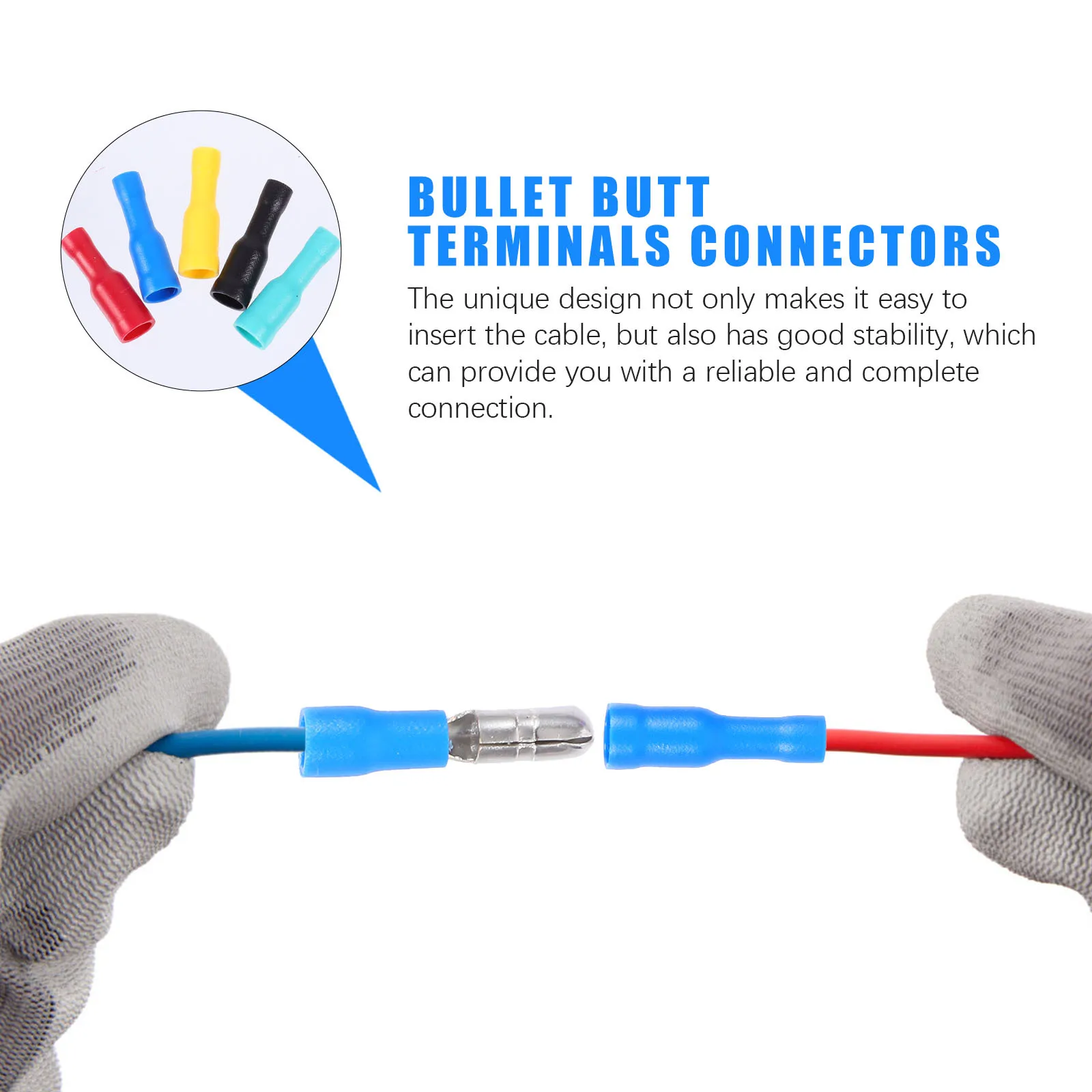 

100 шт., стыковые клеммы для медных проводов, разъемы с широким портом, стабильные клеммные разъемы для проводов, комплект разъемов для электрического кабеля