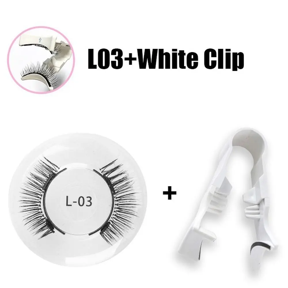 Fasdhion Natural Mink False Eyelash Handmade Reusable Eyelash Extension 3D Makeup Tool Man