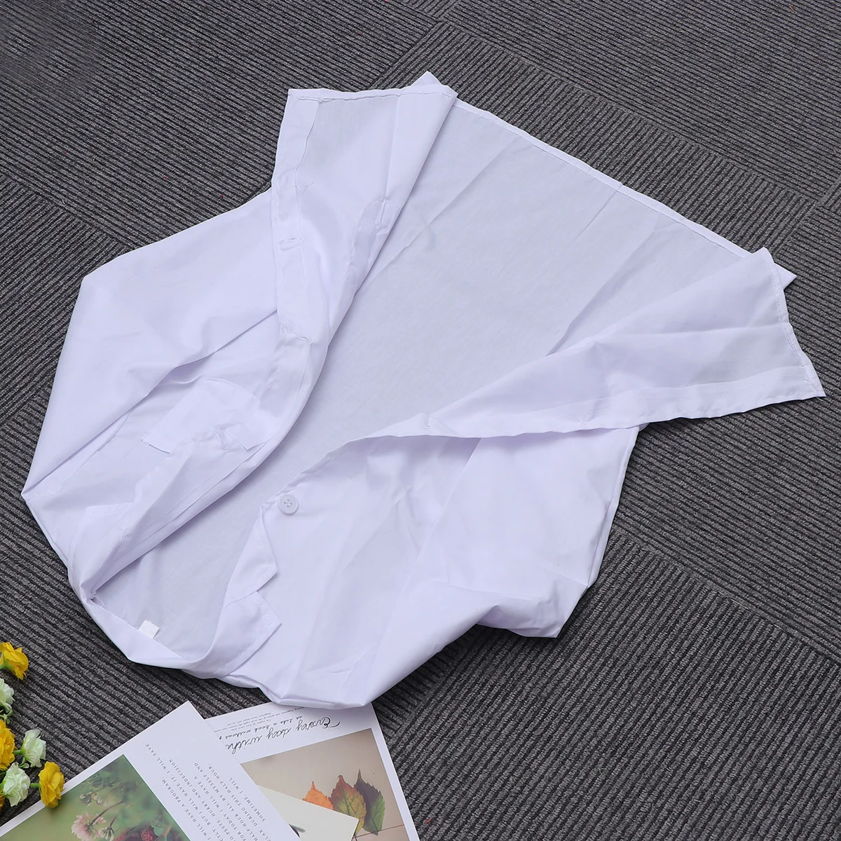 

1pc Kids Lab-Gown Children White Doctor Cosplay Uniform For Party Performance Photo Props S M L Xl Sizes