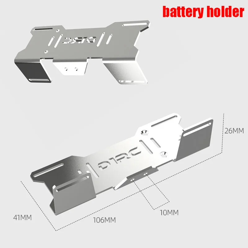 

Metal Second Gear Frame Battery Bracket Accessories for 1/10 RC Crawler Car Traxxas TRX4 Defender Bronco AXIAL SCX10 RC4WD D90