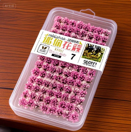 104pcs/box Miniature Shrubs Bushes Static Grass Tuft Model Grass Tufts Terrain Model Kit Static Scenery Model