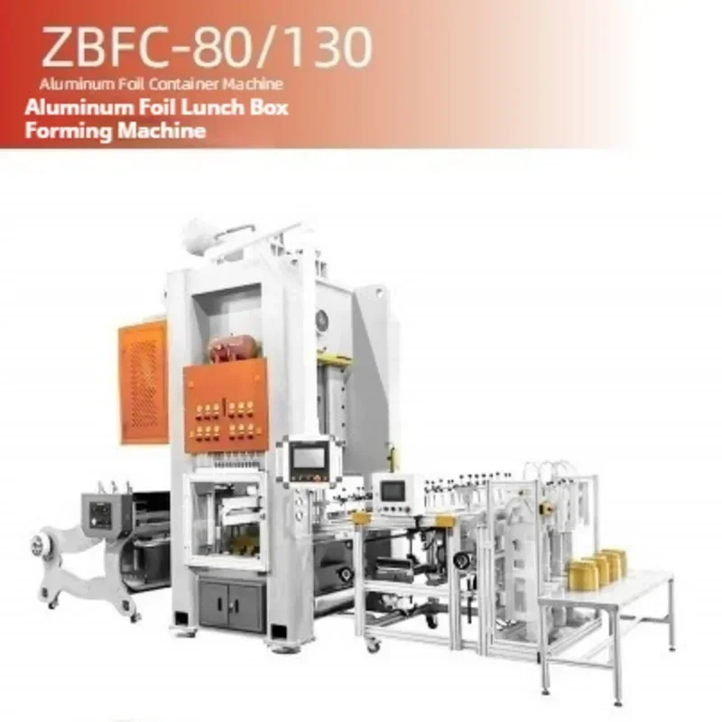 Box Hine Equipment Manufacturing, Fully Automatic Tin Tray Production E, Packaging Aluminum Foil Lunch Boxes