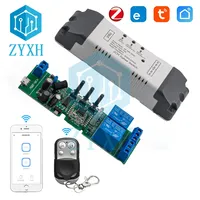 tuya ZigBee Wireless Switch Module 1/2/4CH Automation DIY DC 7-32V AC 85-220V Smart Life/Tuya App Remote Control Relay Receiver