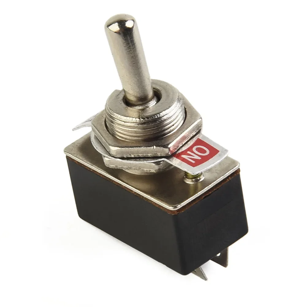 1 Pcs SPST 6A Toggle Switch 2A/ 4A/ 6A 125V Black Rocker SPST Switch Toggle 125VAC 12mm 2 Foot 440V & Below On/Off