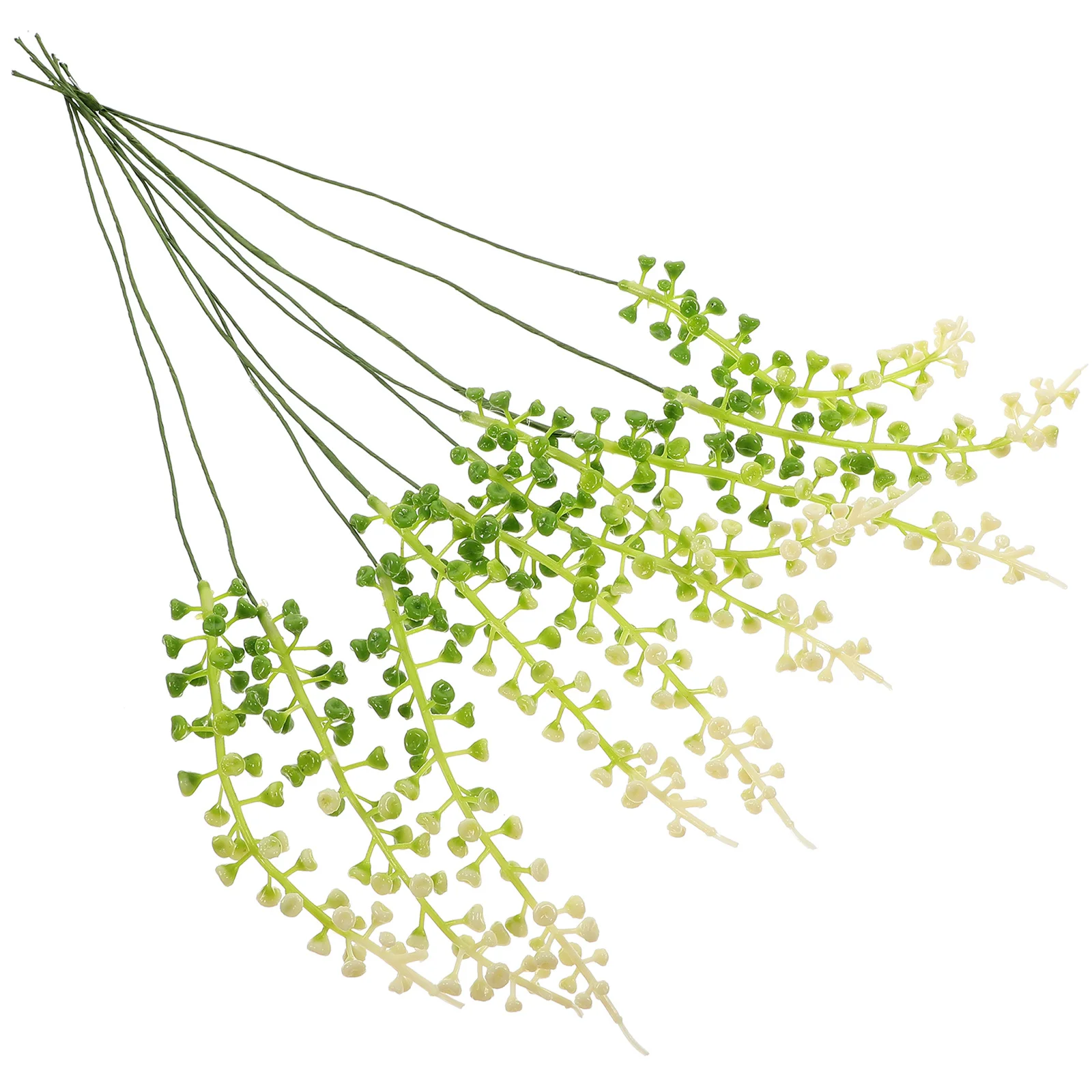 

10Pcs Artificial Plants Stems Faux Greenery Picks DIY Flower Arrangement Materials Artificial Plant Stem Faux Plant Stem