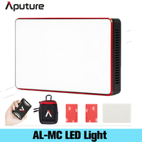 Aputure AL-MC 3200K-6500K Photography Lighting Portable LED Light RGB Lamp Video Light Selfie For Canon Nikon Sony Studio