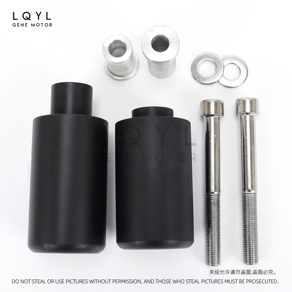 

Motorcycle Black Carbon No Cut Frame Sliders Crash Falling Protection For Suzuki GSXR1000 GSX-R 1000 GSXR 2003 2004 03 04