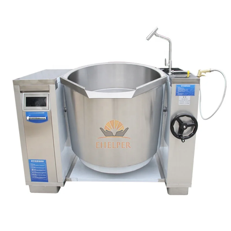 Commercial  Lt Liters Brasing Pan Tilt Skillet Industrial Boiling Frying Braising Pan Induction Tilting Bratt Pan