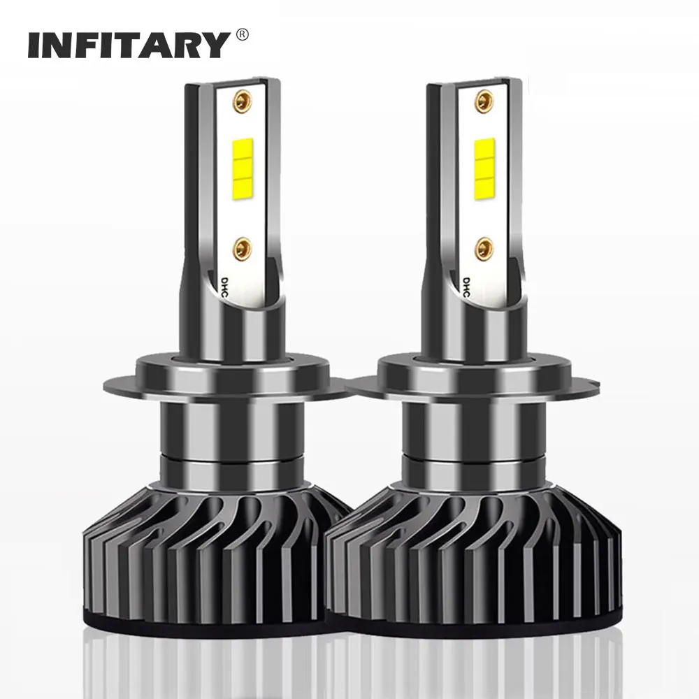 

Infitary H4 H7 Fog Led Lights 20000LM CSP 1860 Chip H1 H11 HB3 HB4 9005 9006 6500K Auto Car Mini CANBUS Headlights Bulbs Kits