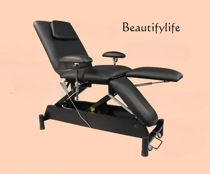 

multi-functional tattoo chair foldable lifting split leg type Electric special tattoo bed, beauty salon special