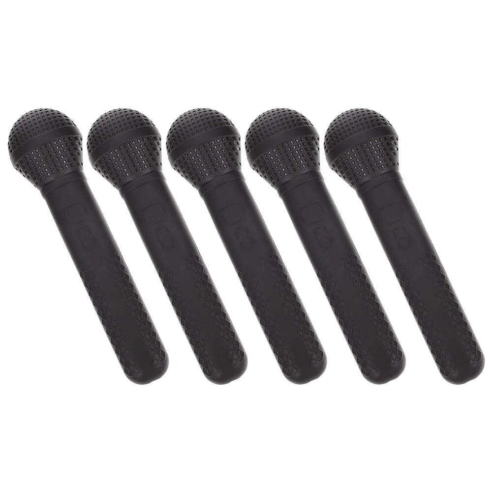 5 Pcs Simulation Microphone Mini Prop for Kids Toy Toddler Abs Model Party Favors