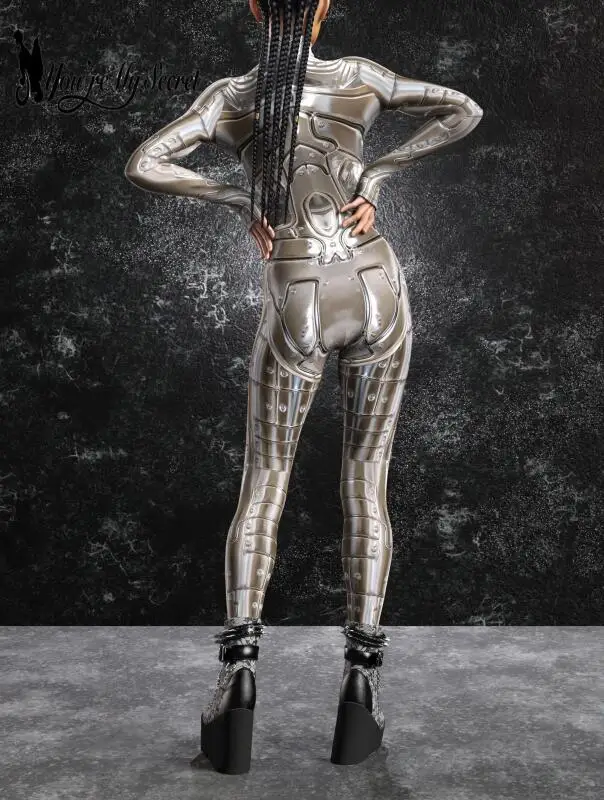 [Du bist mein Geheimnis] mechanische erwachsene Kinder gepanzerten Roboter Bodysuit Halloween Cosplay Kostüm Party Zentai Anzüge Bühnenshow Catsuits