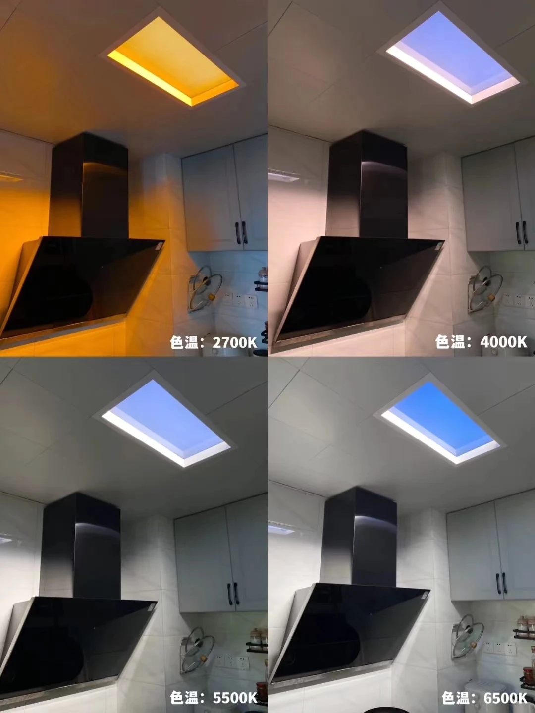 Bedroom Artificial Light Emitting Diode Skylight    Smart Home Blue Sky Sun Ceiling Natural Panel Light