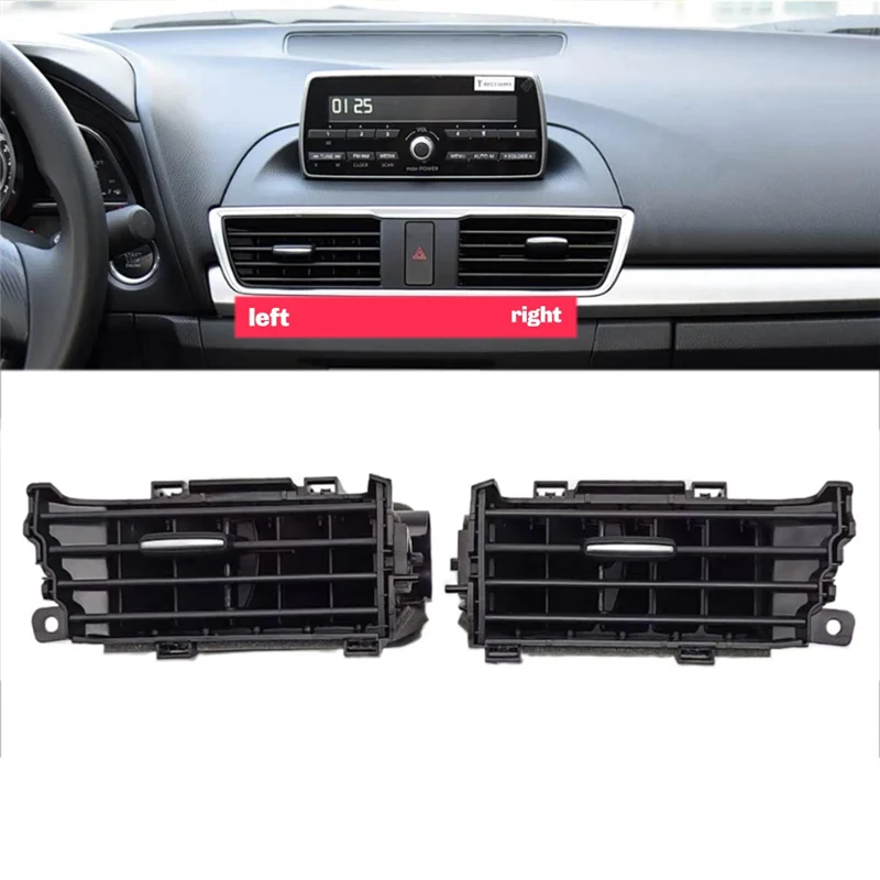 【ADORN】 Gruppo uscita aria Aria condizionata centralizzata per auto Griglia di ventilazione per Mazda 3 BM BN 2013-2018 Sinistra BHN2-64-91X