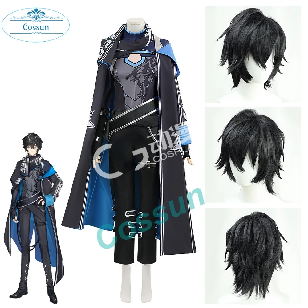 

NIJISANJI vtuber anchor Axia Krone cosplay costume anime cosplay halloween game role play party women men size wig