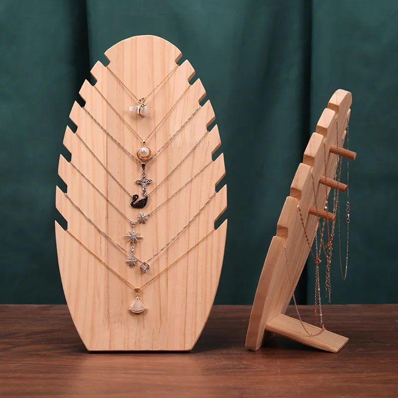 Solid Wood Creative Jewelry Display Stand Multiple Necklace Pendant Bracelet Display Stand Jewelry Stand Bracelet Display Props