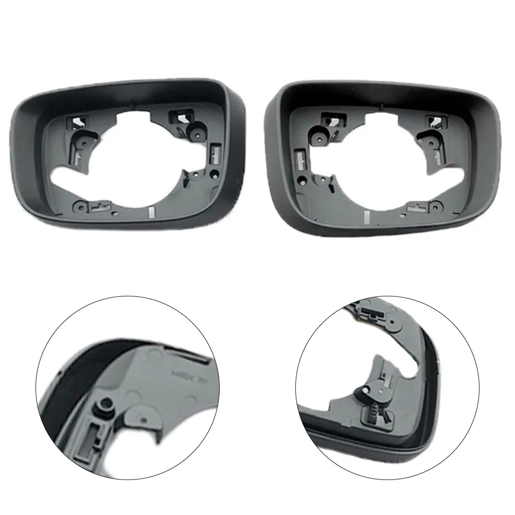 اكسسوارات السيارات غطاء مرآة الرؤية الخلفية اكسسوارات مرآة السيارة مظهر أنيق تصميم بلاستيكي عالي الجودة أنيق