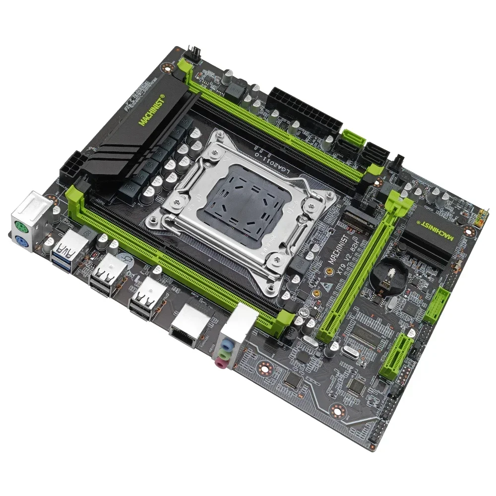 Imagem -06 - Motherboard Lga 2011 Processador Cpu Inte Xeon Suporte de Memória Ram Ddr3 Nvme Usb 3.0 X79 282h Machinist-x79