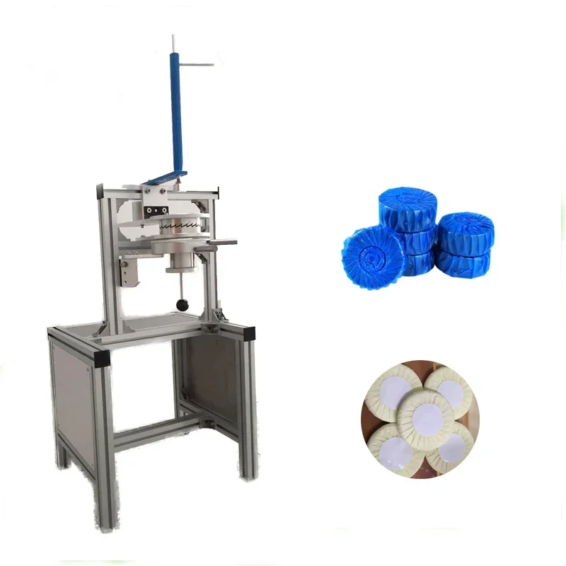 

Manual Foldi packer Round Hotel Soap Pleat Packing Wrapping Machine
