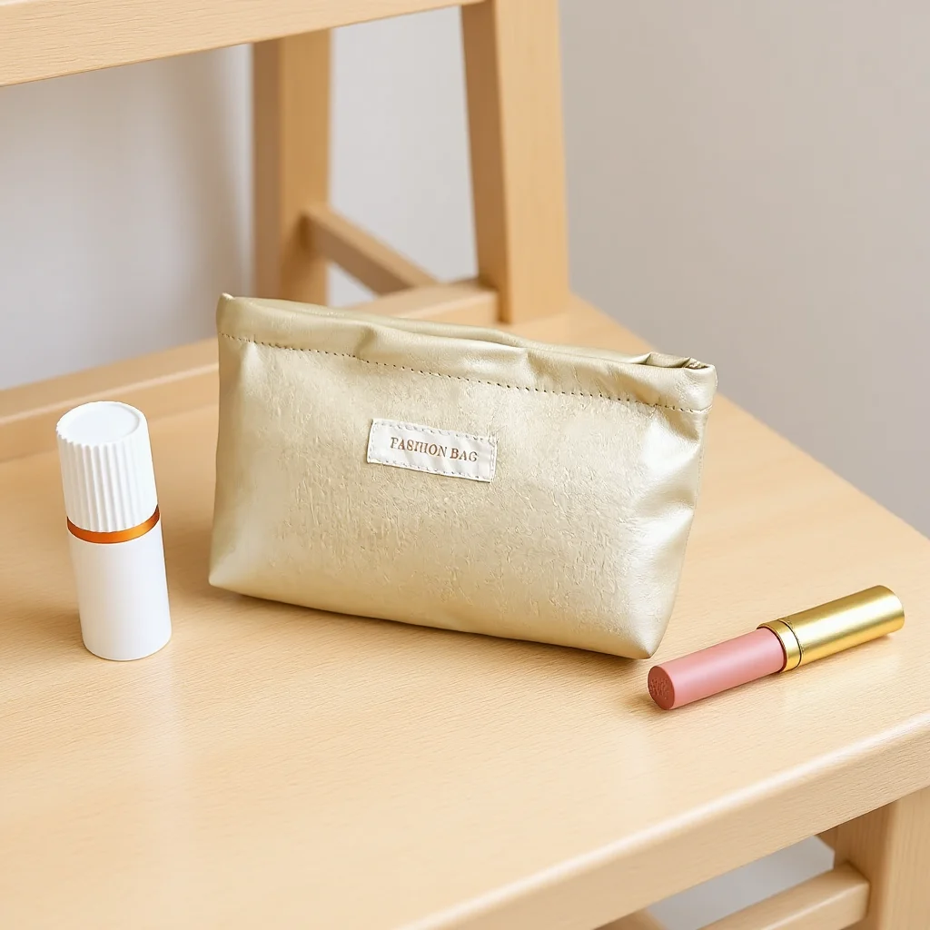 Handheld Cosmetic Bag Compact Travel Cosmetic Bag Zipper Makeup Bag Portable Makeup Pouch For Suitcase Organization Beauty