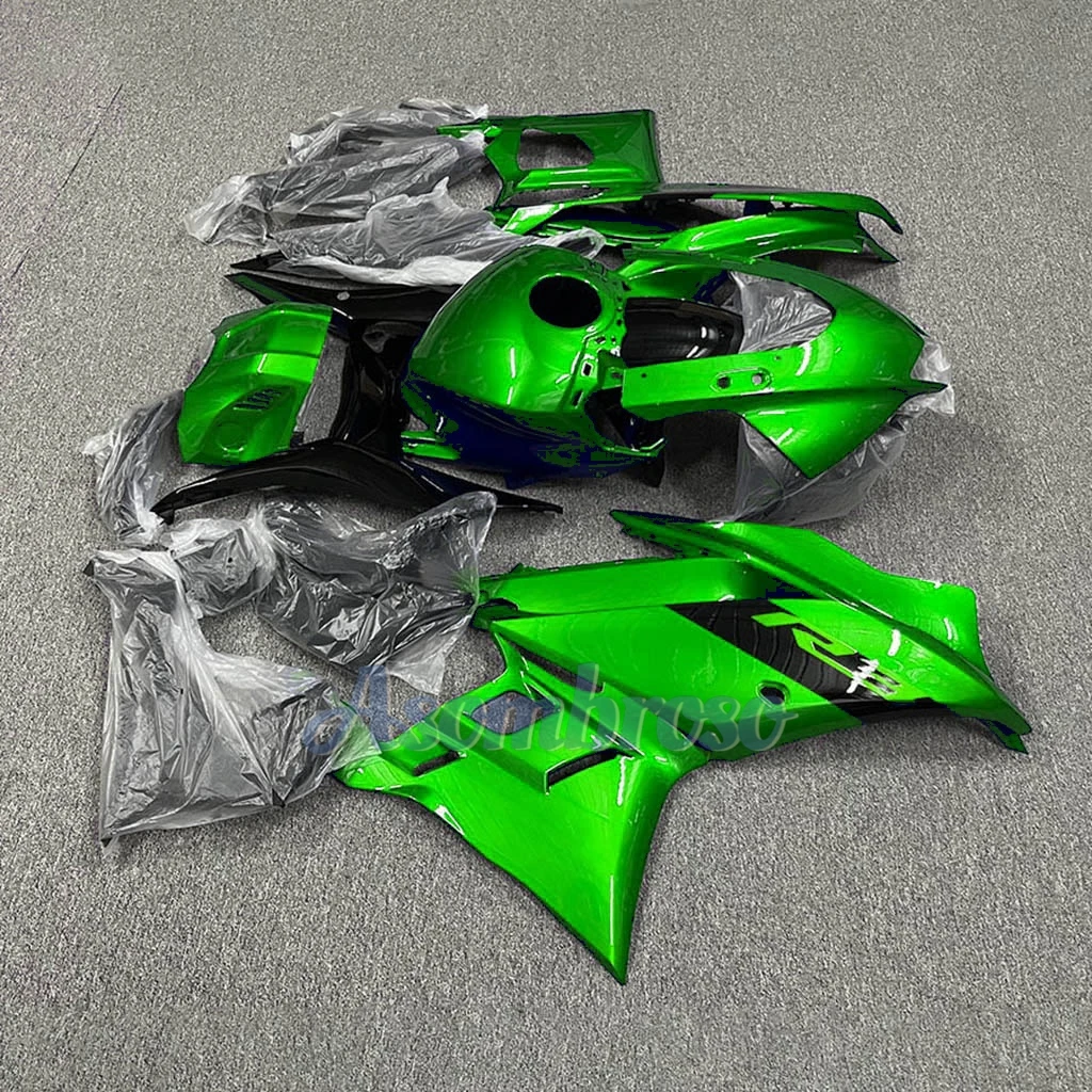 Green Plastic Bodywork set for YAMAHA YZF R3 R25 2019 2020 2021 2022 2023 YZFR3 19 20 21 22 23 New Style Motorcycle Fairing Kit