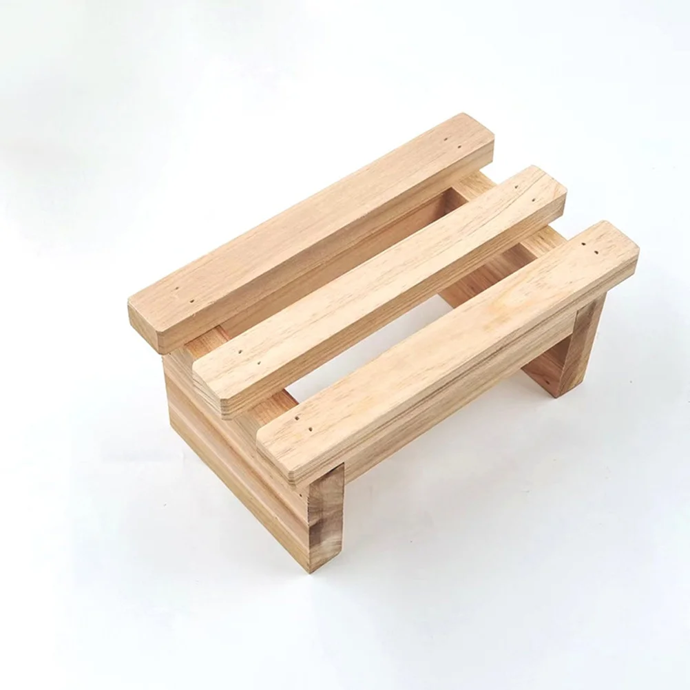 Orinal de madera para niños pequeños, taburete bajo para el hogar, banco pequeño, muebles resistentes al desgaste, 2300x1300x1100cm