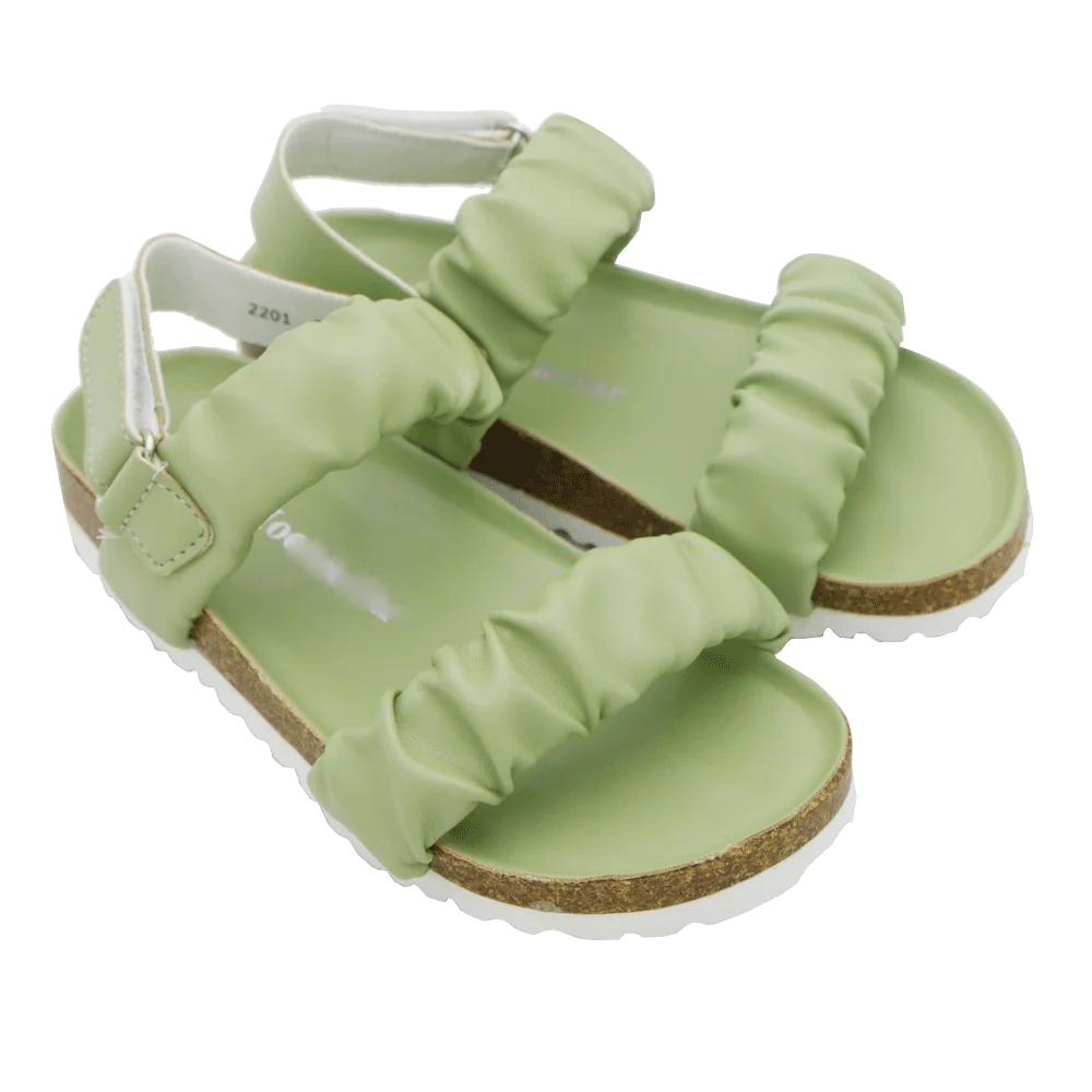 Sandalias de fondo plano para niña, chanclas de Color Macaron, a la moda, de 1 a 12 años, de alta calidad, venta al por mayor, novedad de 2024