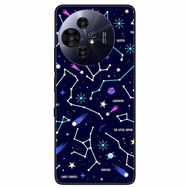 For TCL 50 Pro NxtPaper 5G Case Marble Painted Soft Silicon TPU 6.8'' for TCL50 50 NxtPaper 50Pro 50NxtPaper Black Covers Fundas