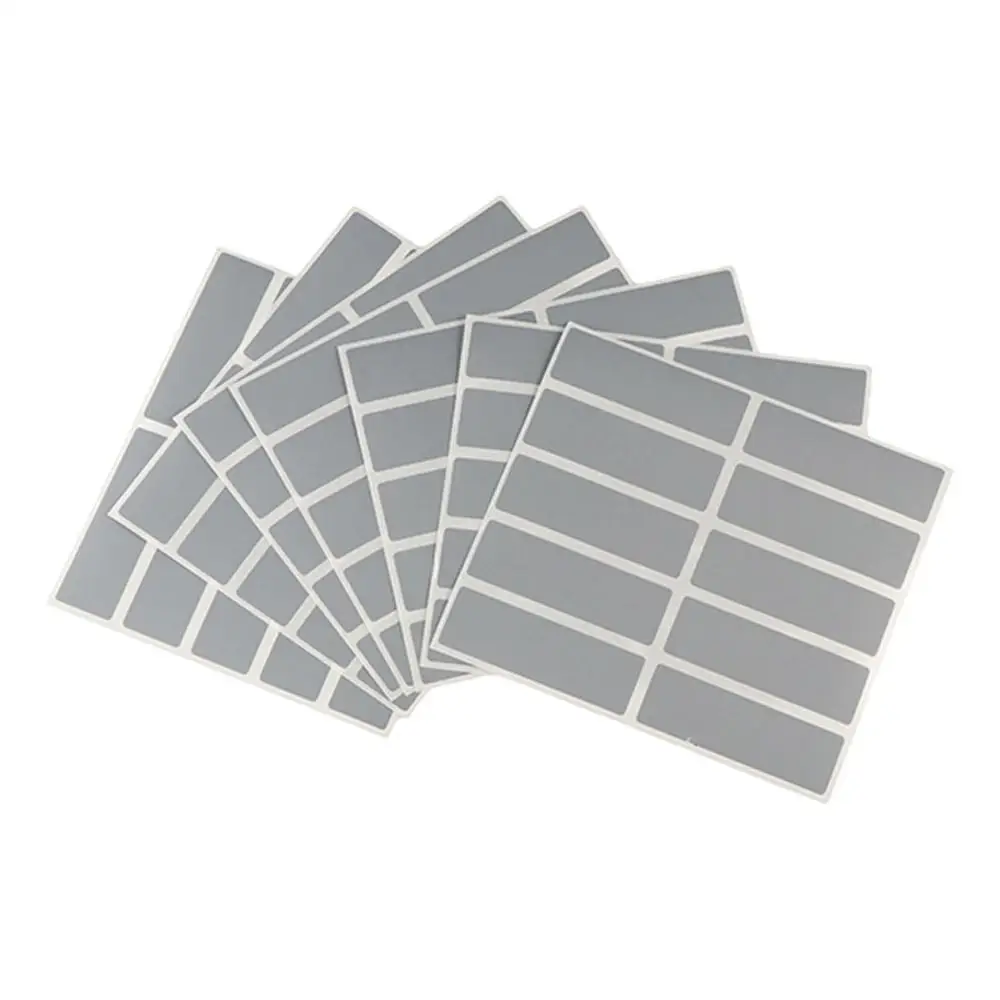 100pcs Rectangular Scraping Stickers Scratch Cards Creative Funny Scratch Off Stickers Adhesive Scratch Off Cards