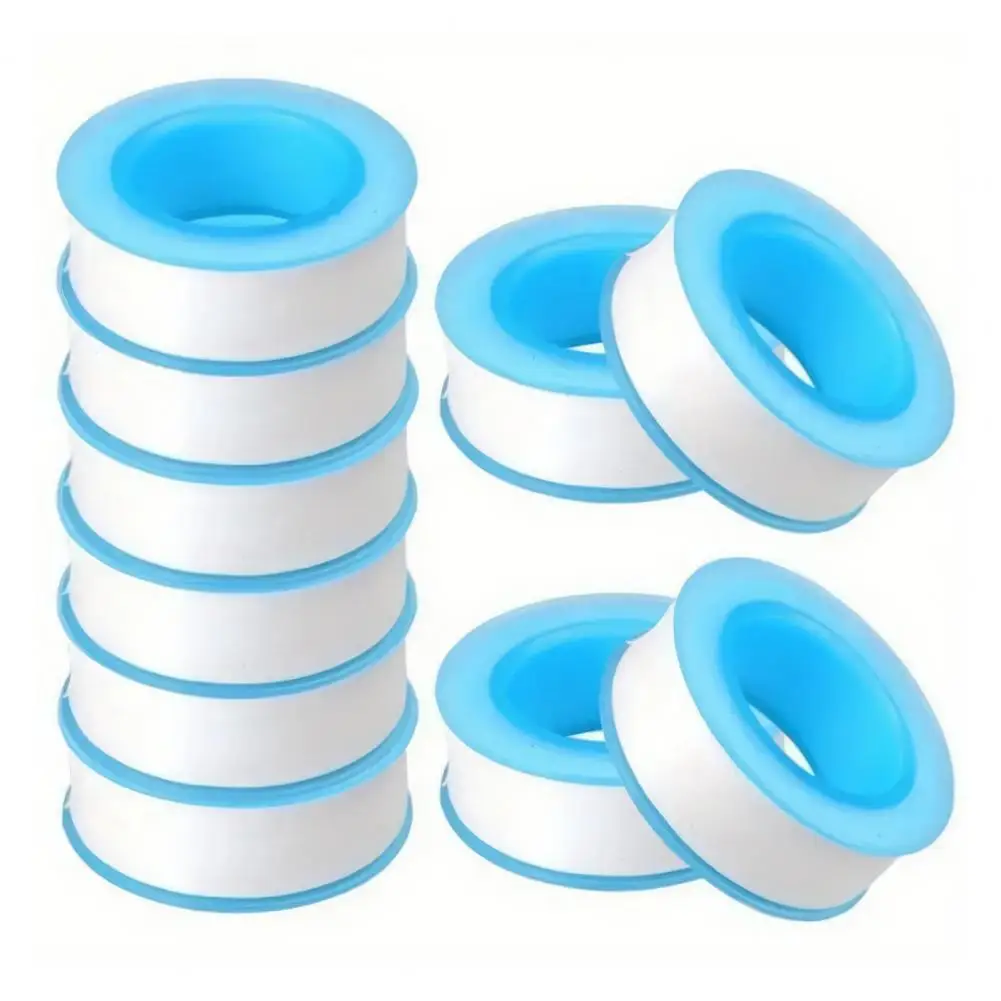 

10Pcs Sealing Tape,Leak-Proof Waterproof Plumbing Duct Tape,Easy to Use for Water Pipes, Shower Heads, Kitchen Sinks
