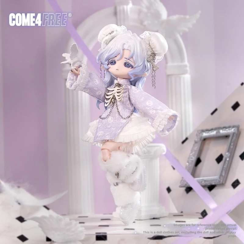 Come4free [Guofeng-serie] poppenkleertjes - 70% gereduceerde zoete stijl, compatibel met Ob11- en Bjd-poppen Trendy speelgoed Modieus cadeau