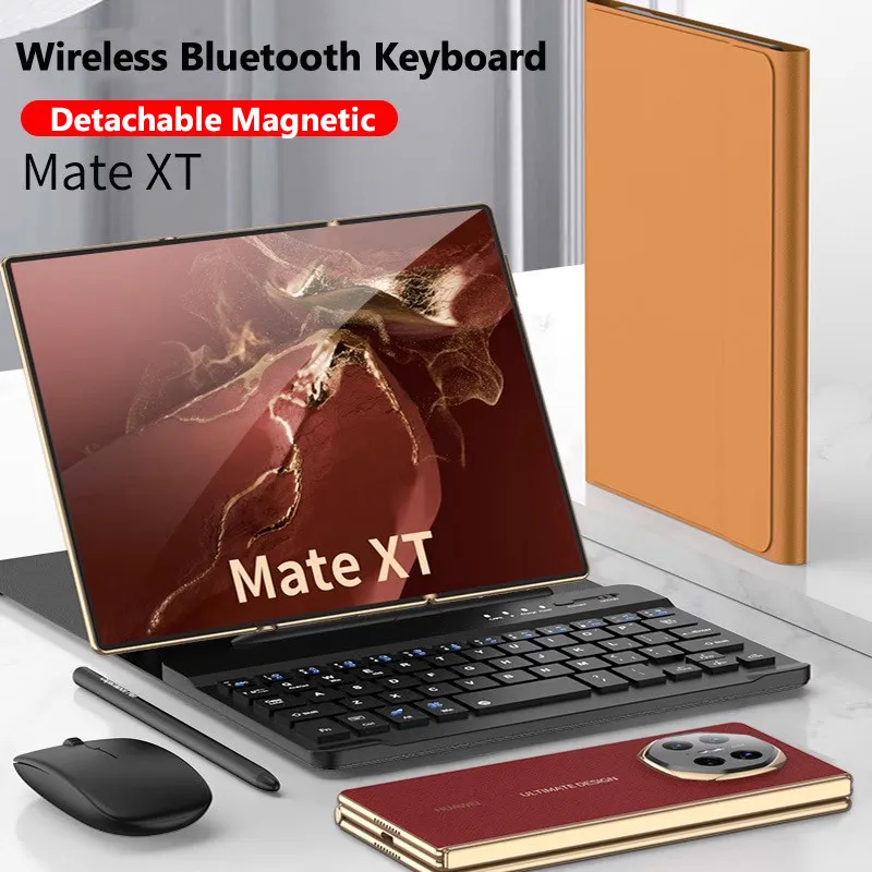

Case for Huawei Mate XT Mate X3 MateX5 for Huawei MateXs 2 Wireless Keyboard with Capacitive Pen with Stand Magnetic Cover Mouse