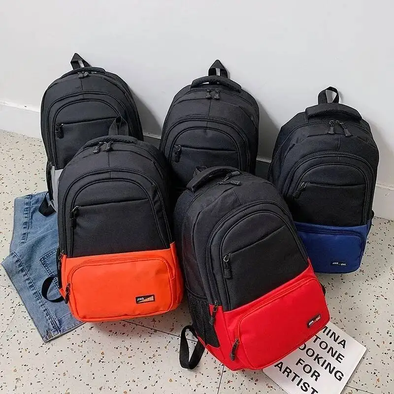 Plecak studencki na rok 2025, duża pojemność, plecak biznesowy, męski, modny, prosty plecak na laptopa.