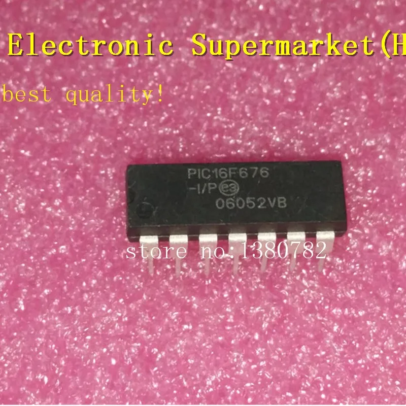 

Free Shipping 5pcs-20pcs/lots PIC16F676-I/P PIC16F676 DIP-14 New original IC In stock!