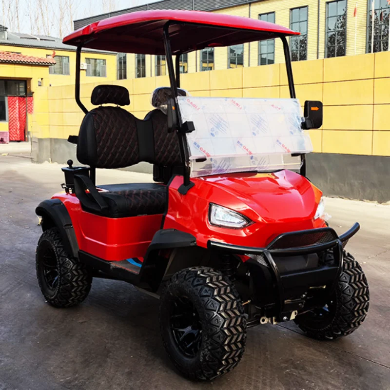 Adult 60V 72V Lithium Battery Solar 2 4 6 8 10 Seaters Off Road Electric Street Legal Golf Carts